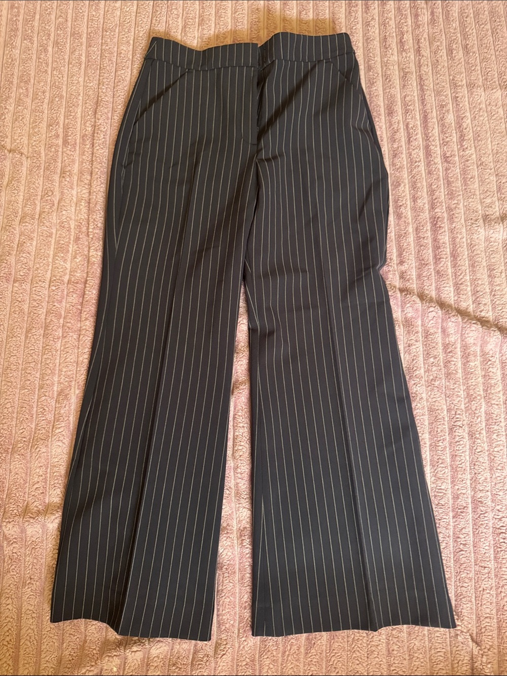Women’s Navy Pinstripe Dress Pants